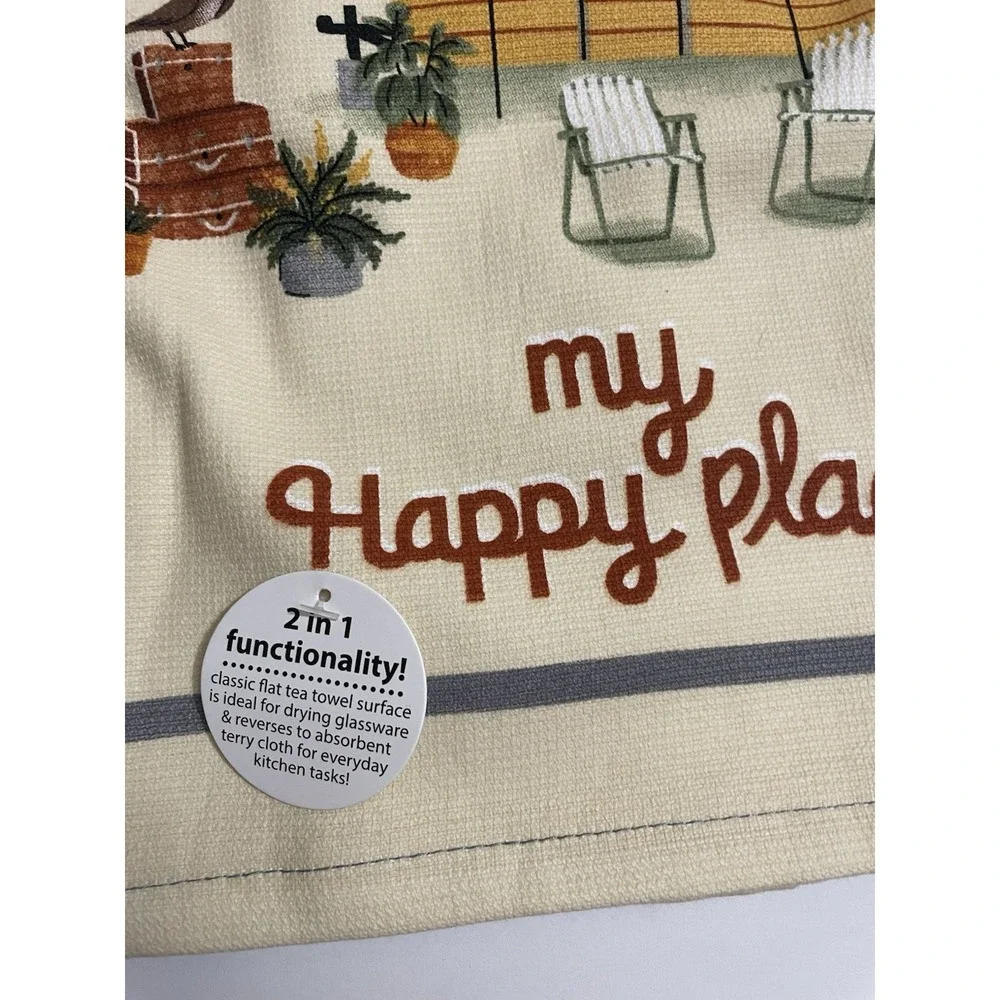 Kay Dee Designs Camping Kitchen Towels Set of 2 Camper Campfire 16x26 Cotton NWT